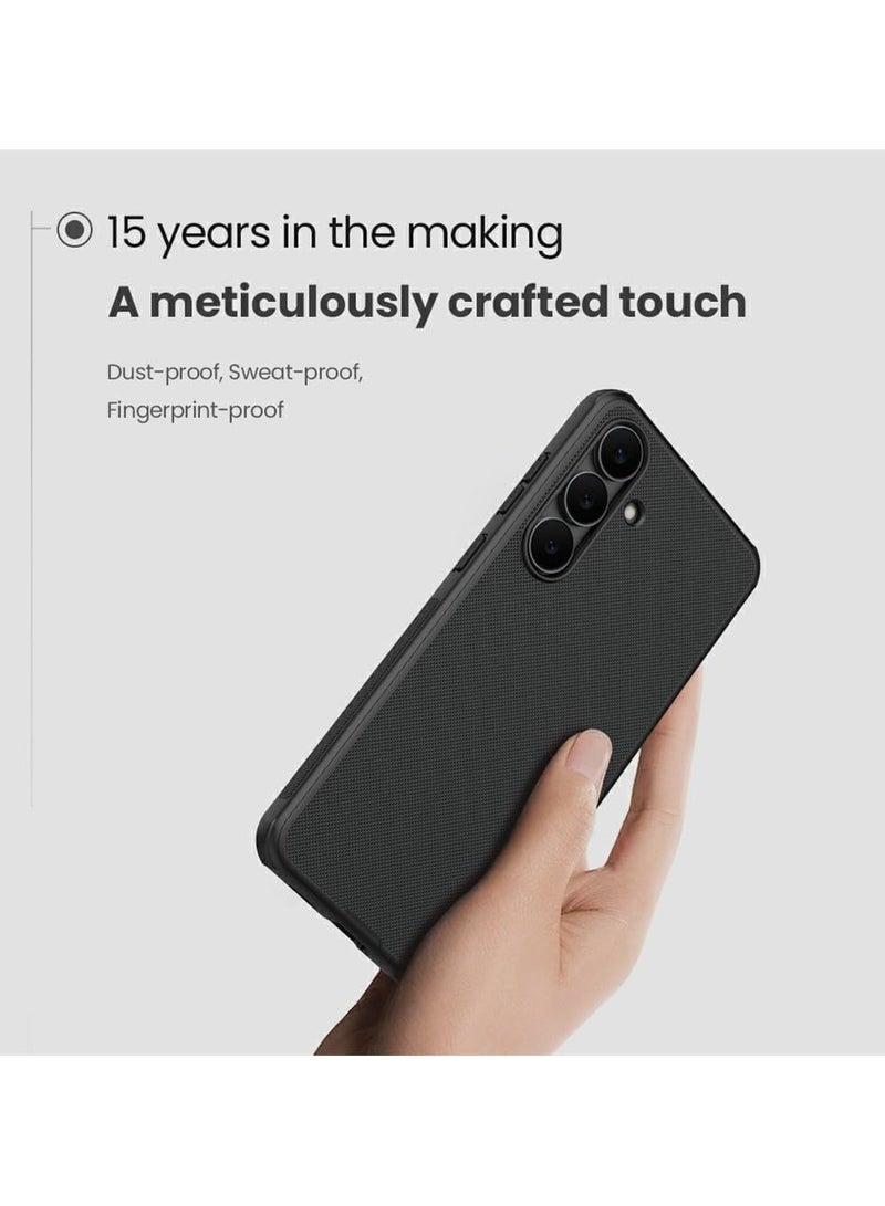 Magnetic Case Compatible with Samsung Galaxy S25 FE 5G, Frosted Shield Pro Slim Edition Matte Hard PC Back Case Soft TPU Edge Shock Protection Back Cover - Image 3
